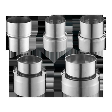 排煙管 排氣管 燃氣熱水器304不鏽鋼排煙管排氣管變徑圈轉換接頭 【CM21801】