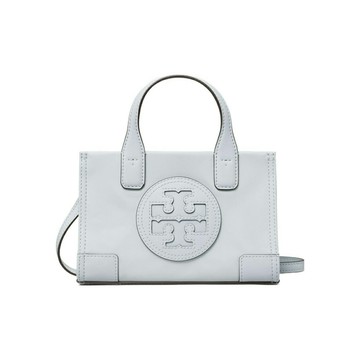 TORY BURCH Ella 雙T標誌壓花貼片純色可拆卸肩帶 拼人造革 女款迷你托特包Tote包購物袋手提單肩斜跨包 斜背包 147848~【 菲尼斯 國際精品 ★ 疊加現抵$1300 】