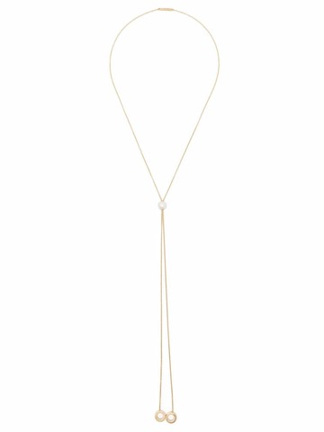 Delfina Delettrez - 18kt yellow gold AirPods holder necklace - women - 18kt Yellow Gold/Pearls - One Size