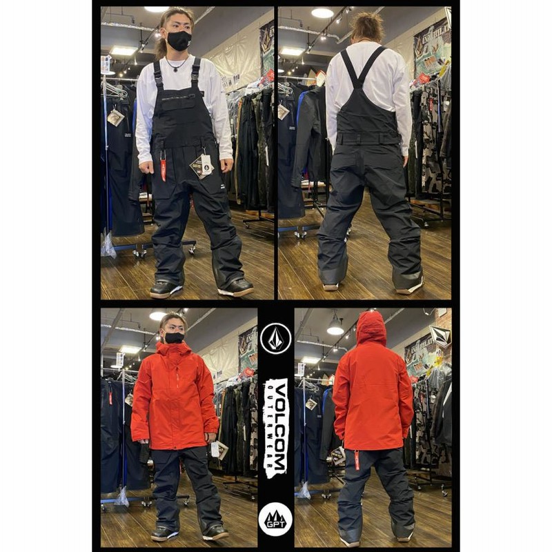 21-22 VOLCOM/ボルコム RAIN GORE-TEX BIB overall メンズ レディース