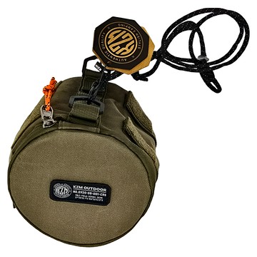 KZM OUTDOOR 工業風捲筒衛生紙收納套  軍綠  1個