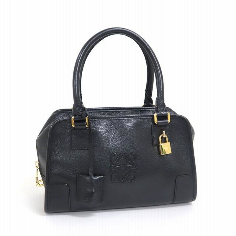 LOEWE】ロエベ アマソナ28 ハンドバッグ ブラック レザー 339.95