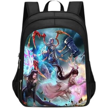 斗羅大陸小學生女孩防水護脊書包