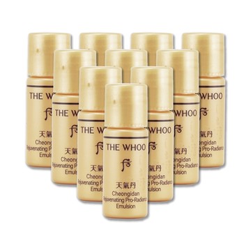 (即期品)Whoo 后 天氣丹PRO光耀重生乳 5ML x 10(效期至2026年12月)