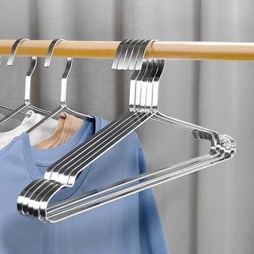 Back to Basics 不鏽鋼衣架  10入  銀色