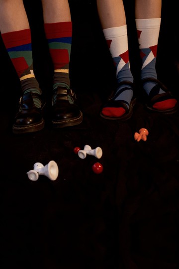 Naja Naja樂隊 × todoso聯名襪子系列精梳棉襪2雙裝男女同款