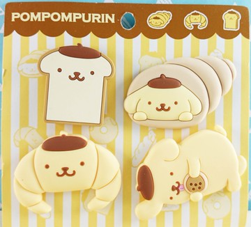 【震撼精品百貨】Pom Pom Purin 布丁狗~夾子_4入