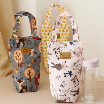 出口韓國防水牛津布杯套水杯包水杯保護套小拎包禮品包手提小包