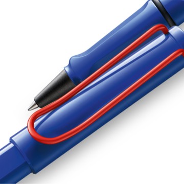 【LAMY】 鋼珠筆 / Safari 狩獵者系列 - 藍紅 - 官方直營旗艦館