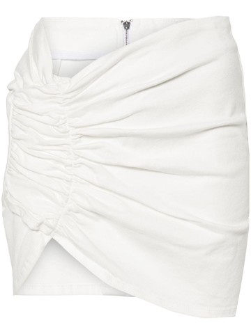 The Mannei - Wishaw asymmetric miniskirt - women - Cotton - 34 - White