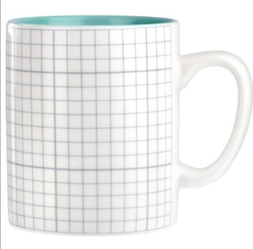 方格稿紙馬克杯