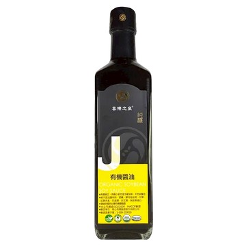 JOYSPRING 喜樂之泉 有機黃豆醬油  500g  1瓶