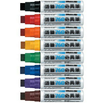 【文具通】SIMBALION 雄獅 760 奇異筆 17mm斜頭 茶 A1090032【APP滿額下單4%點數(單一帳號最高1000點)】7/31止