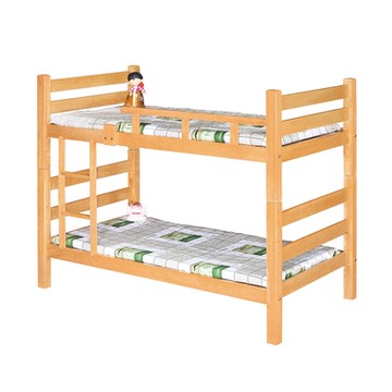 Boden-艾迪克3.5尺單人實木雙層床架(單欄型)