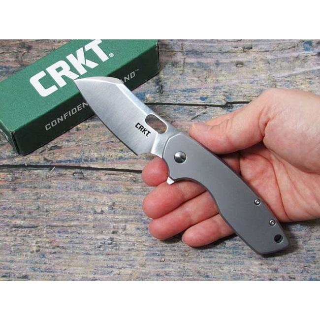 CRKT 5315 ピラー・ラージ ステンレス 折り畳みナイフ,コロンビアリバーナイフツール PILAR LARGE WITH Stainless HANDLE