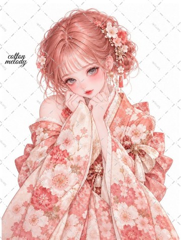 original sticker no.10357 人物貼紙 原創貼紙 人物貼紙 女孩貼紙 原創人物貼紙