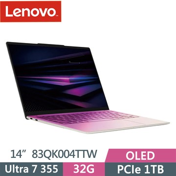 Lenovo YOGA Slim 7i Ultra 14IPH11 83QK004TTW 白 (Ultra 7 355/32G/1TB SSD/OLED/W11/14)