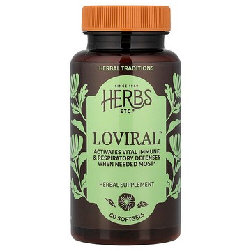 Herbs Etc., Loviral™，60 粒軟膠囊