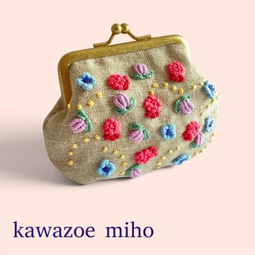 花朵口金包