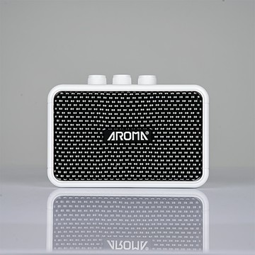 非凡樂器 / AROMA 5W便攜充電式數位吉他音箱 AG-04 白色款 / 公司貨保固