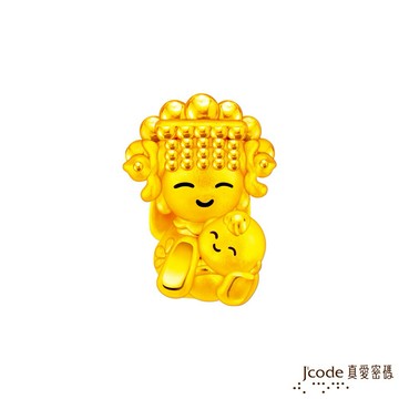 【J'code真愛密碼金飾】白沙屯  媽祖ㄟ因仔硬金擺件