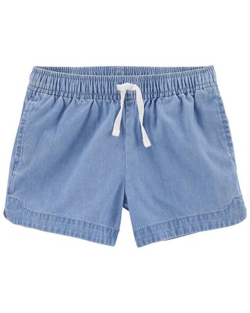 Kid Pull-On Chambray Shorts