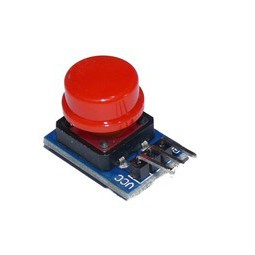 【AI電子】*(10-11)大按鍵模組 按鈕模組 輕觸 帶帽 ARDUINO按鍵模組 高電平輸出