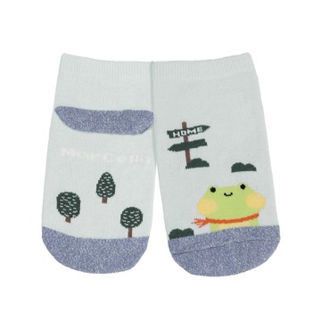 可愛造型抑菌除臭襪童襪-青蛙 - 16-18cm / 青蛙綠