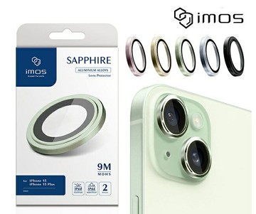 【iMos】IMOS 藍寶石鏡頭保護鏡 iPhone 15 系列 ❮ iPhone 15 / 15 Plus (15+) / 15 Pro / 15 Pro Max ❯ 淺藍(鋁合金) / 淺綠(鋁合金) / 淺黃(鋁合金) / 淺粉(鋁合金) / 燒鈦(不鏽鋼) / 黑色 (不鏽鋼) / 銀色 (不鏽鋼) / 灰色 (不鏽鋼) / 藍色 (不鏽鋼) / 燒鈦 (不鏽鋼) / 18K金 (不鏽鋼) / 原色鈦 (鈦合金)