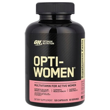 Optimum Nutrition, Opti-Women®，針對活躍女性的多維生素，120 粒膠囊
