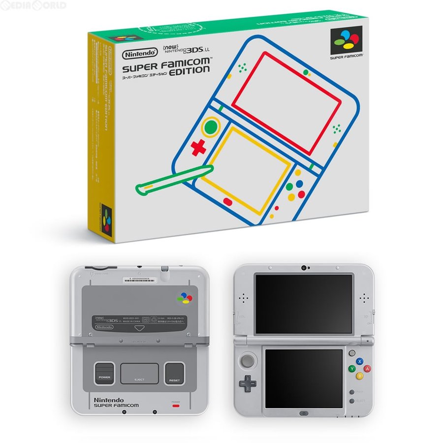 中古即納』{本体}{3DS}Newニンテンドー3DS LL スーパーファミコン 