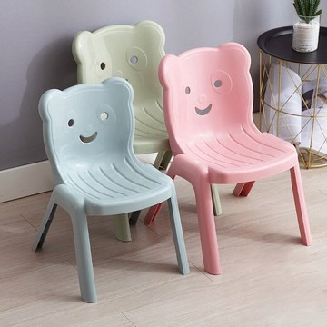加厚兒童靠背椅家用小孩餐椅寶寶椅子靠背小板凳幼兒園防滑塑料凳
