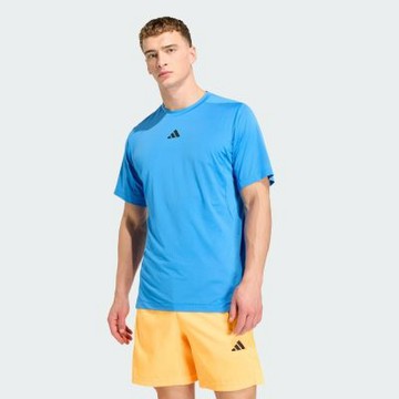 【adidas 愛迪達】 D4T ESSENTIALS 短袖上衣 T恤 吸濕排汗 男 KE9935