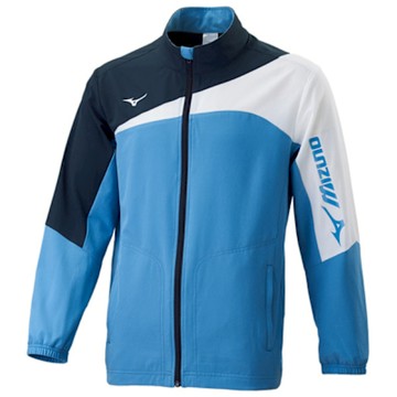 MIZUNO 美津濃 外套 男 運動立領外套 藍 32TCC05119