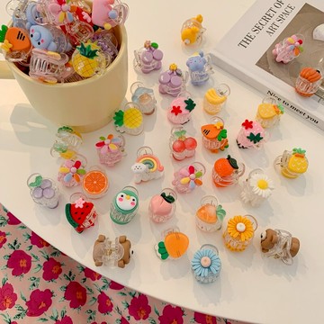 兒童小夾子頭飾女夏女童迷你發卡碎發夾小女孩劉海夾寶寶抓夾發抓