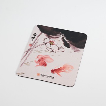 滑鼠墊 荷塘雙魚