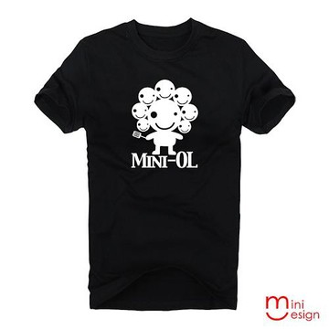 Minidesign-PARE字母拓印潮流設計短T 五色