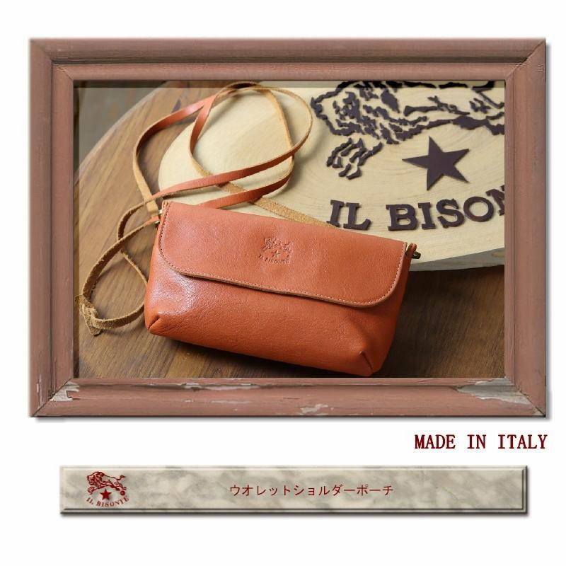 イルビゾンテ バッグ IL BISONTE ウォレットショルダーポーチ