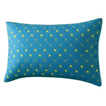 Home of flowers 繁花之家 五星級飯店舒彈護頸枕/可水洗纖維枕  74 x 46cm  1個  藍色