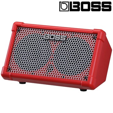 『BOSS 音箱』電池供電立體聲擴大機 CUBE Street II 紅色款 / 公司貨保固