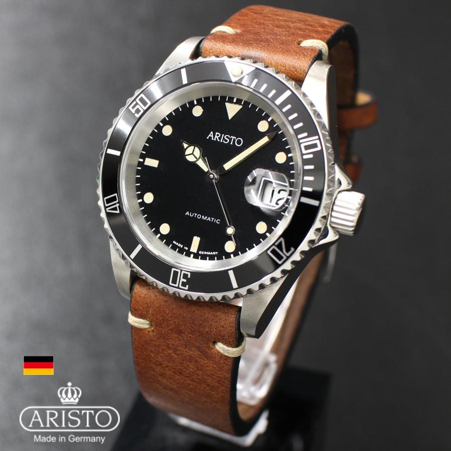 アリスト 腕時計 ARISTO VINTAGE DIVER 自動巻き 4H185 300m防水 ...