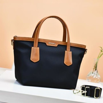 新款托特包女時尚簡約手提包尼龍防水帆布手拎挎包單肩斜跨餃子包