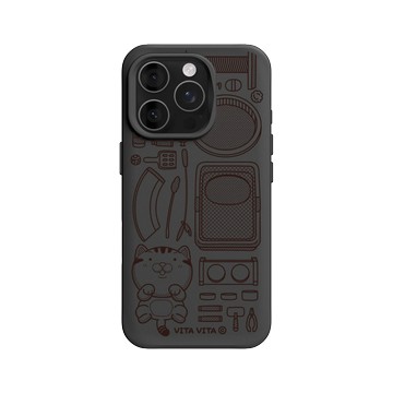 iPhone 16 Pro SolidX 黑 - VITA VITA．塔仔是隻貓 - 鏟屎官開箱款