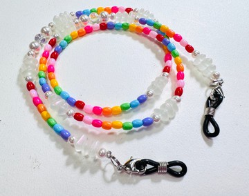 迷之作—雲朵彩虹眼鏡鏈口罩鏈