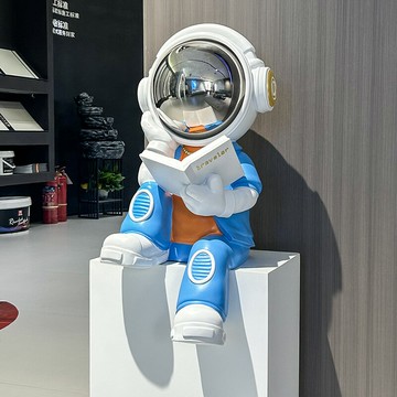 {可打統編 超低價}時尚百搭大型家居坐姿擺件暴力熊宇航員玄關電視柜裝飾品開業禮物