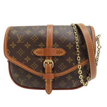 LOUIS VUITTON LV 路易威登 棕色 原花帆布 兩用包 M27096 【二手名牌BRAND OFF】