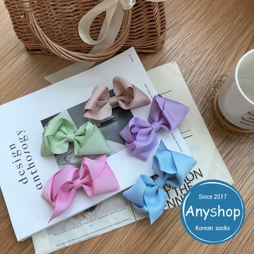 Anyshop精選飾品 兒童立體蝴蝶結鴨嘴夾 東大門親飛帶回 抓夾 兒童飾品 髮夾 蝴蝶結 馬尾夾 髮飾 X1104
