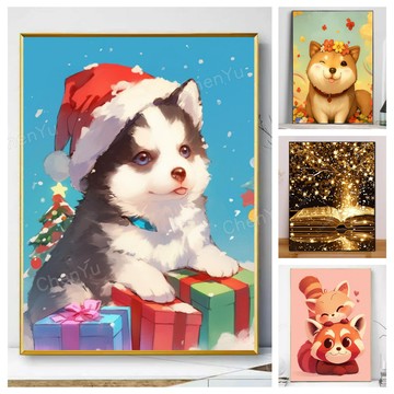 💛台灣製造💛盒裝💛 新款5D鑽石畫 DIY鑽石貼畫 黏鑽畫 滿鑽 磚石貼畫 立體貼鑽畫 手作 大幅 水鑽貼畫 手工點鑽畫