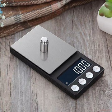桃園出貨✨精準電子秤0.01g小型克數稱重迷你黃金稱克秤珠寶茶葉食物高精度