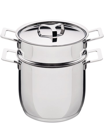 Alessi - Pots&Pans stainless steel pasta set - unisex - Steel - One Size - Silver